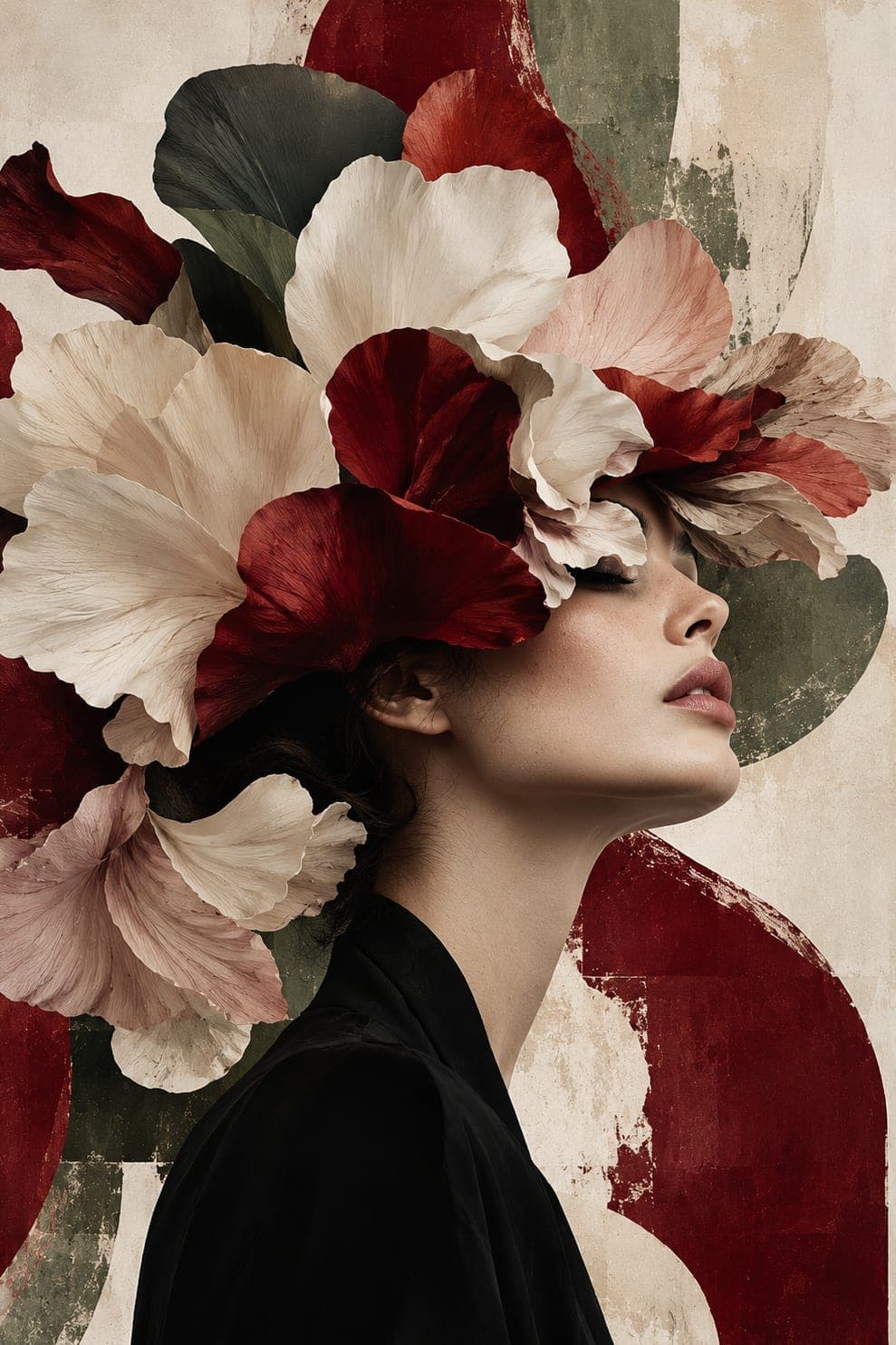 IN HER BLOOM — On the wall