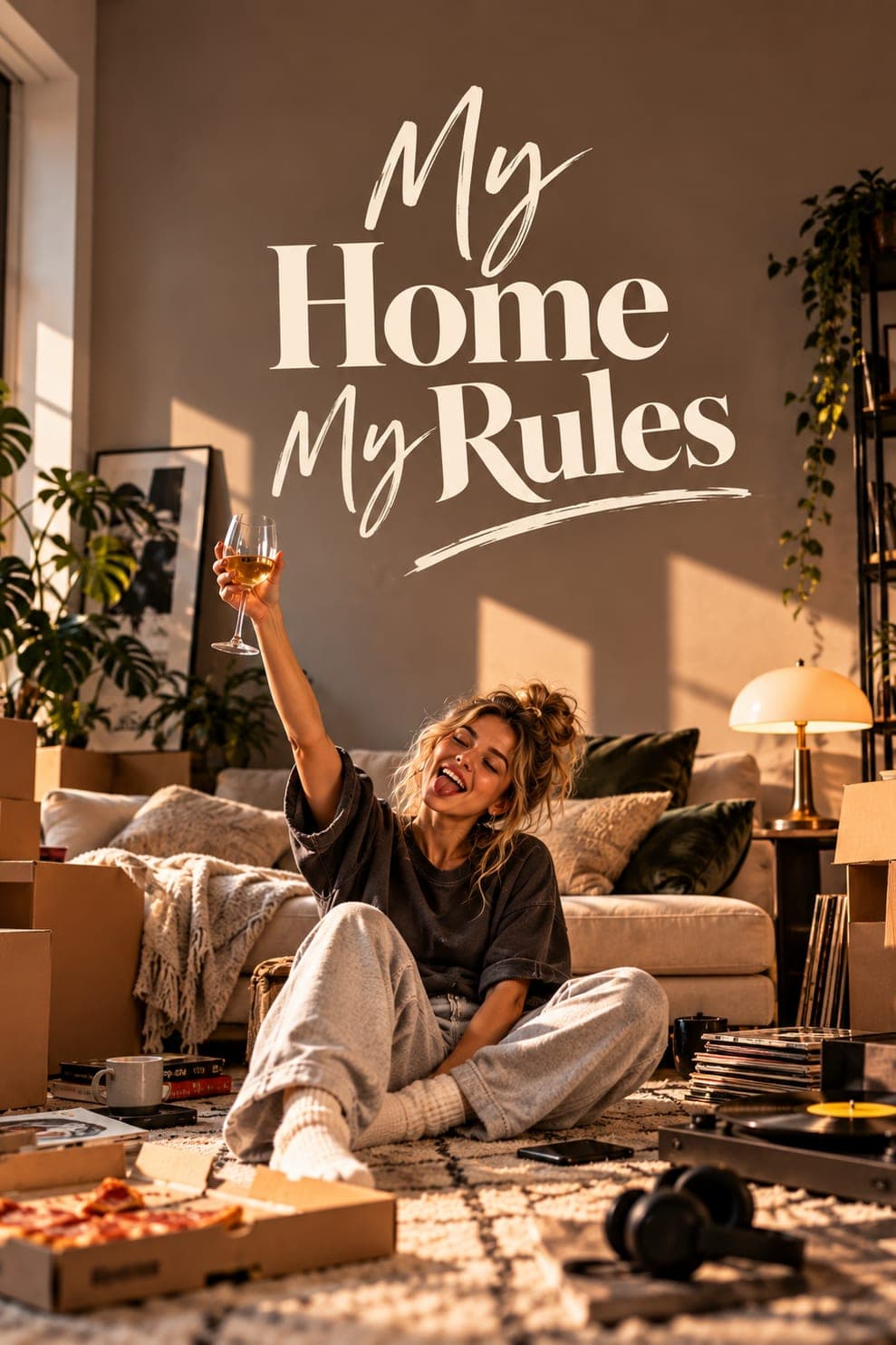 MY HOME MY RULES — En la pared