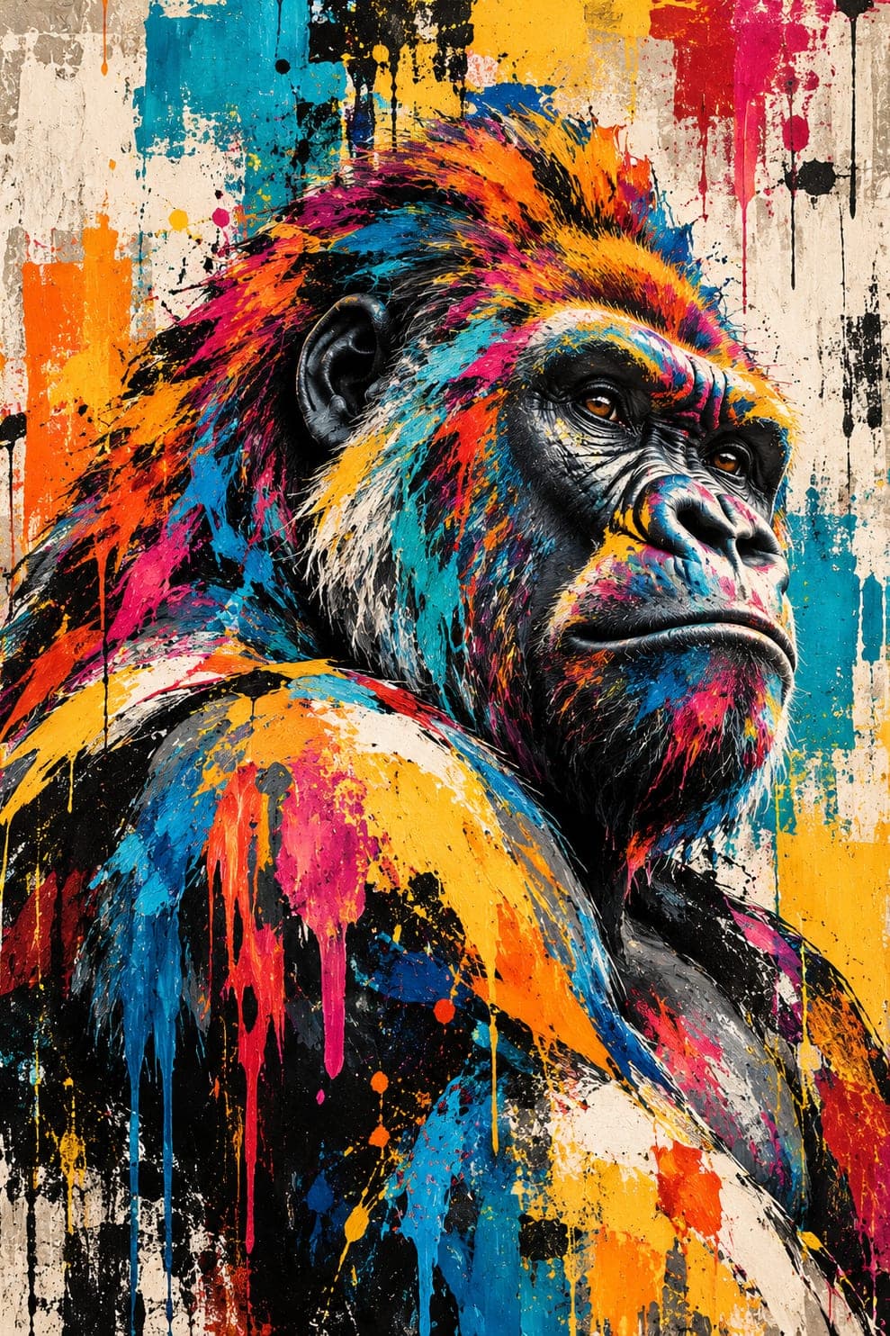 TOO WILD TO BLEND IN — En la pared